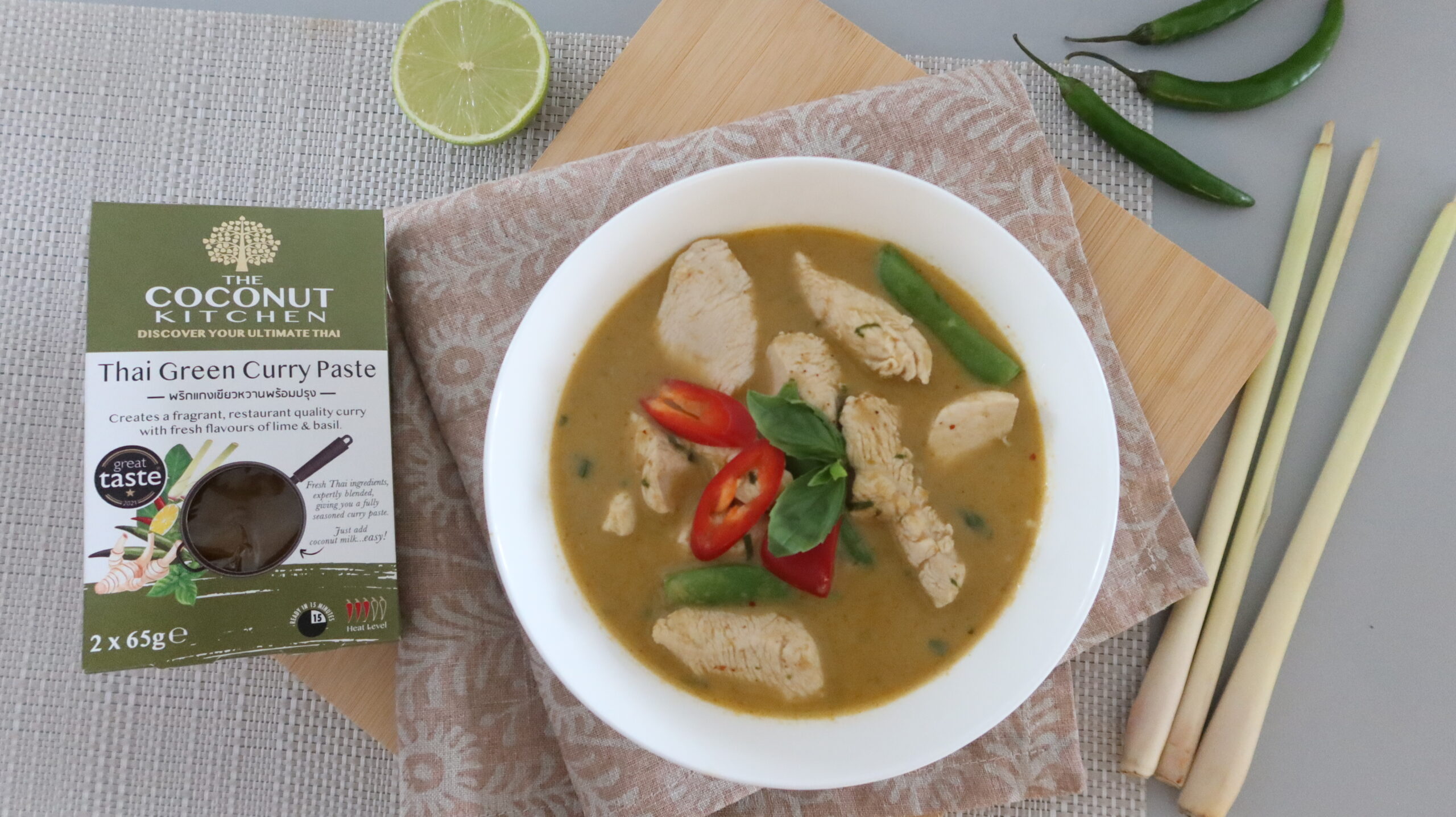 Coconut Traditional Green Curry Tofu Thai Green Curry With Jasmine